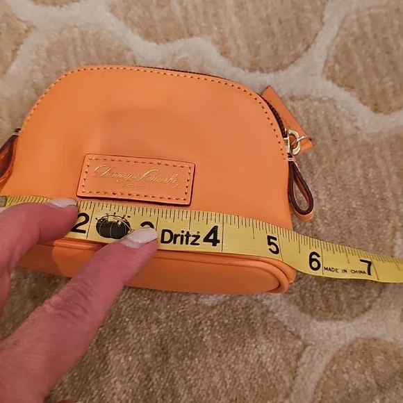 Dooney & Bourke Small Wallet Or Cardholder In Peach/orange - Picture 4 of 6
